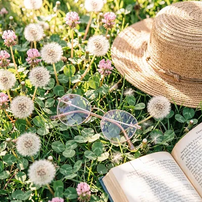 Rose gold glasses — AI generated